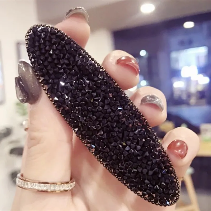 Высококачественные аксессуары для волос женские Стразы супер флэш Овальный