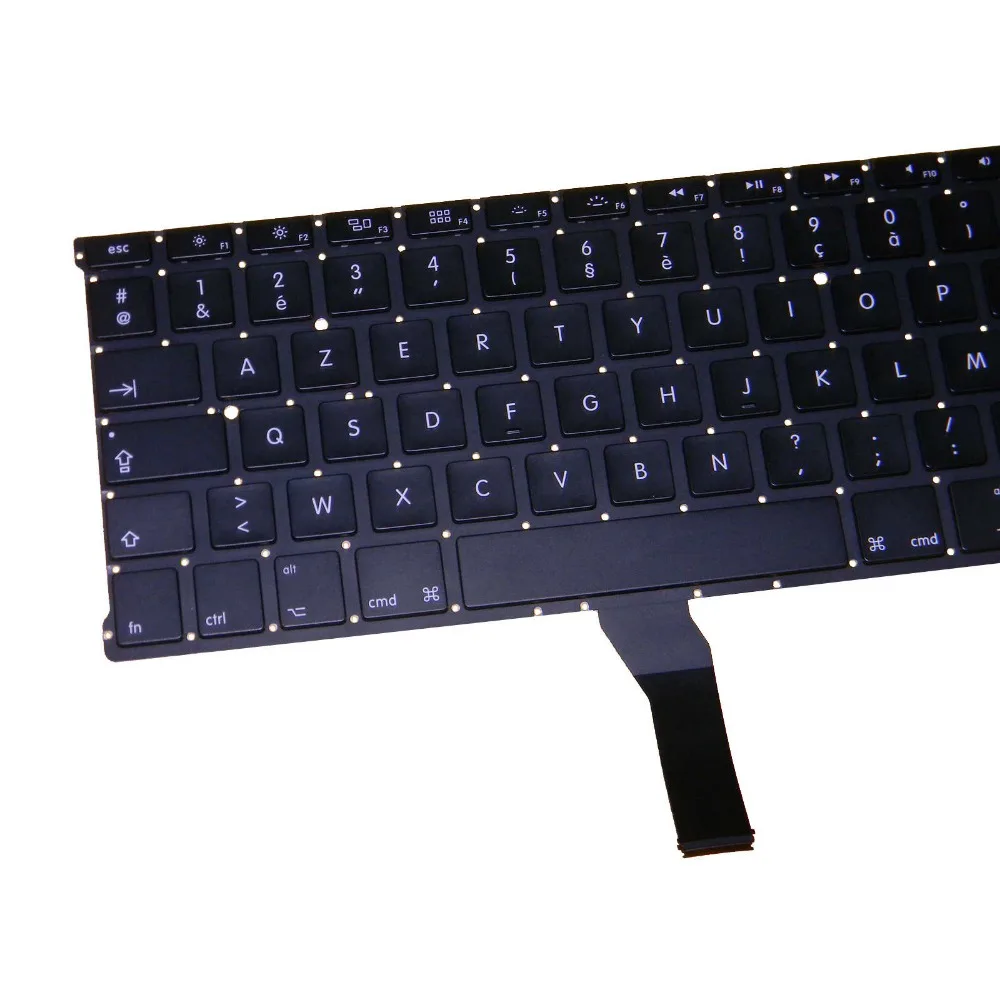 Новый FR Французский клавьер клавиатура для APPLE Macbook Air A1369 A1466 13 &quotноутбук 2011 2012 2013