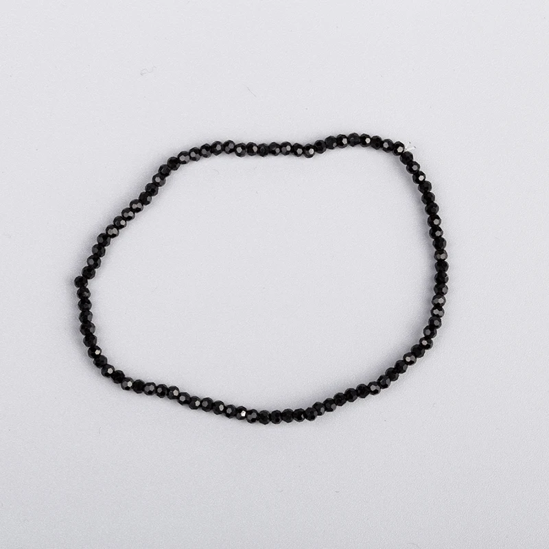 Женский тонкий браслет INKDEW 1 миллиметровый эластичный из бисера ручной работы