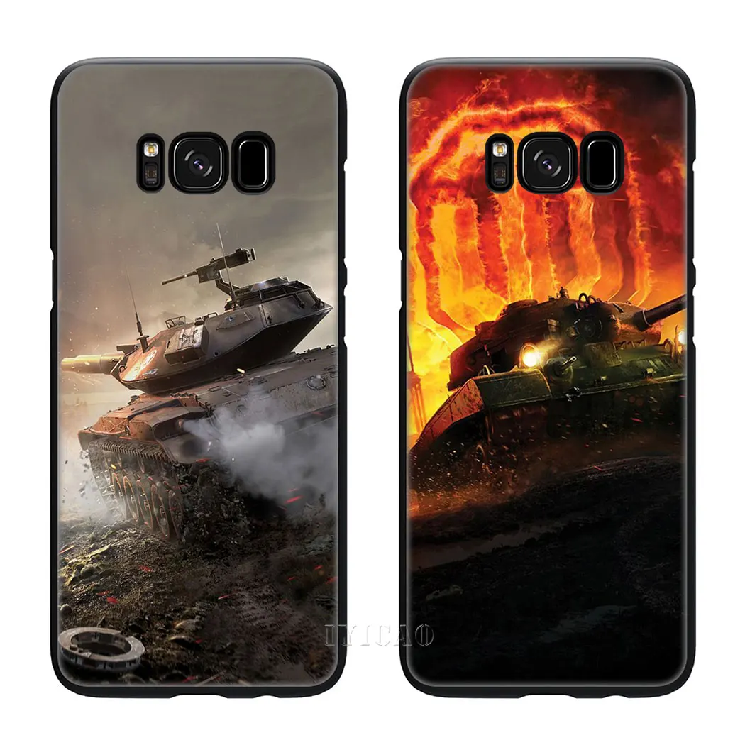 IYICAO world of tanks Soft Silicone Case for Samsung Galaxy S10 S9 S8 Plus S10e S6 S7 Edge Phone |
