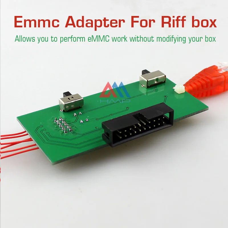 2016 Новый выполнить eMMC работы без изменения вашей коробки EMMC адаптер для Riff box jtag