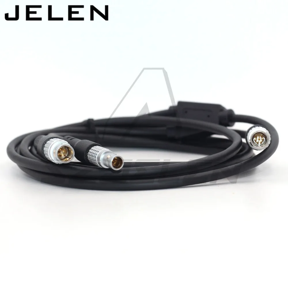 Кабель питания Connetor 1B 8pin на 5pin и 0B для Leica GEV186 Y type подключается к общей станции с GPS