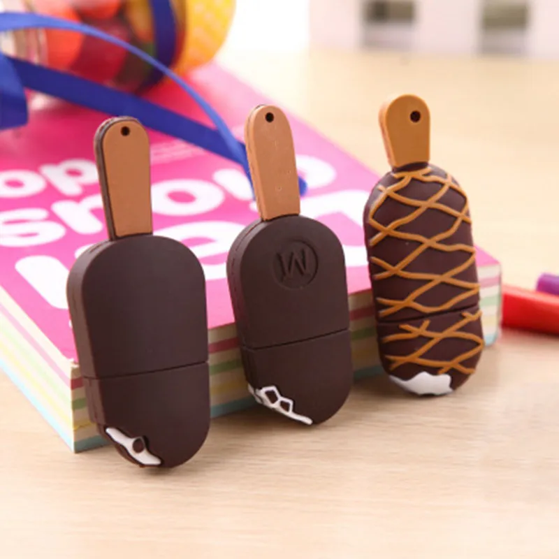 1 шт. usb флеш-накопитель мороженое 4g/8 gb/16 gb милый флеш-накопитель usb флеш-накопитель карта памяти U диск горячий подарок