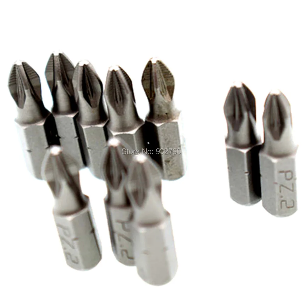 Отвертка с шестигранной отверткой 10x 1/4 &quot25 м 50 мм Pz1 Pz2 Pz3 Магнитная отвертка