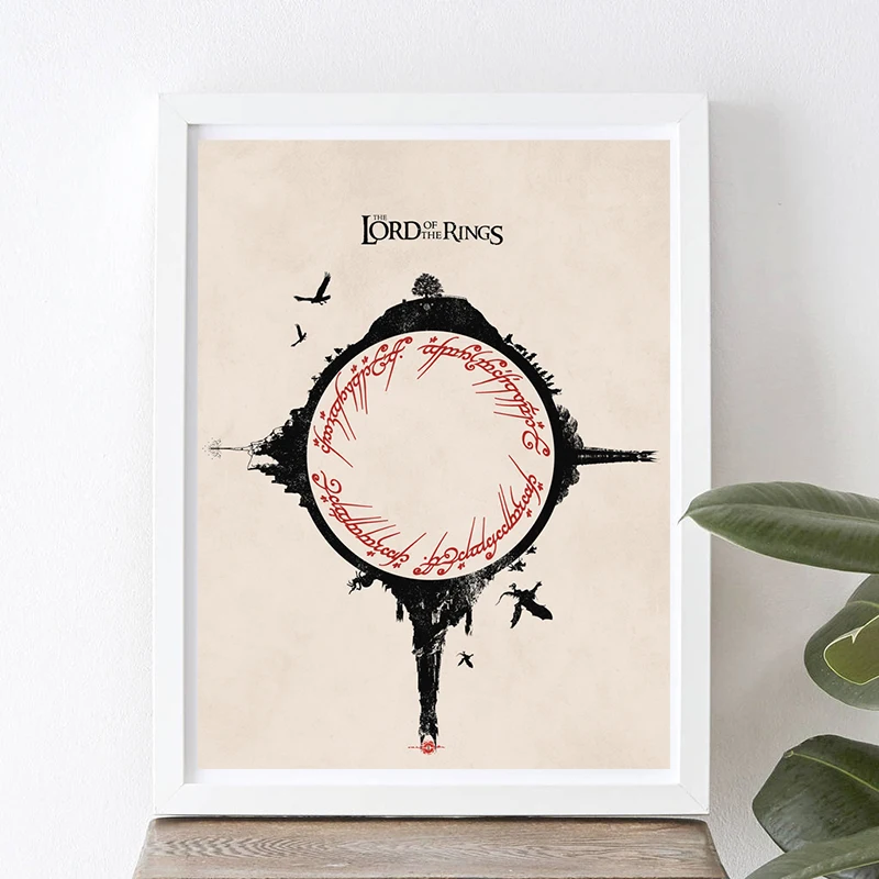 Gary Russell Painting The Lord Of Rings Posters And Prints Decorative Wall Art Pictures For Living Room Home Decoration | Дом и сад