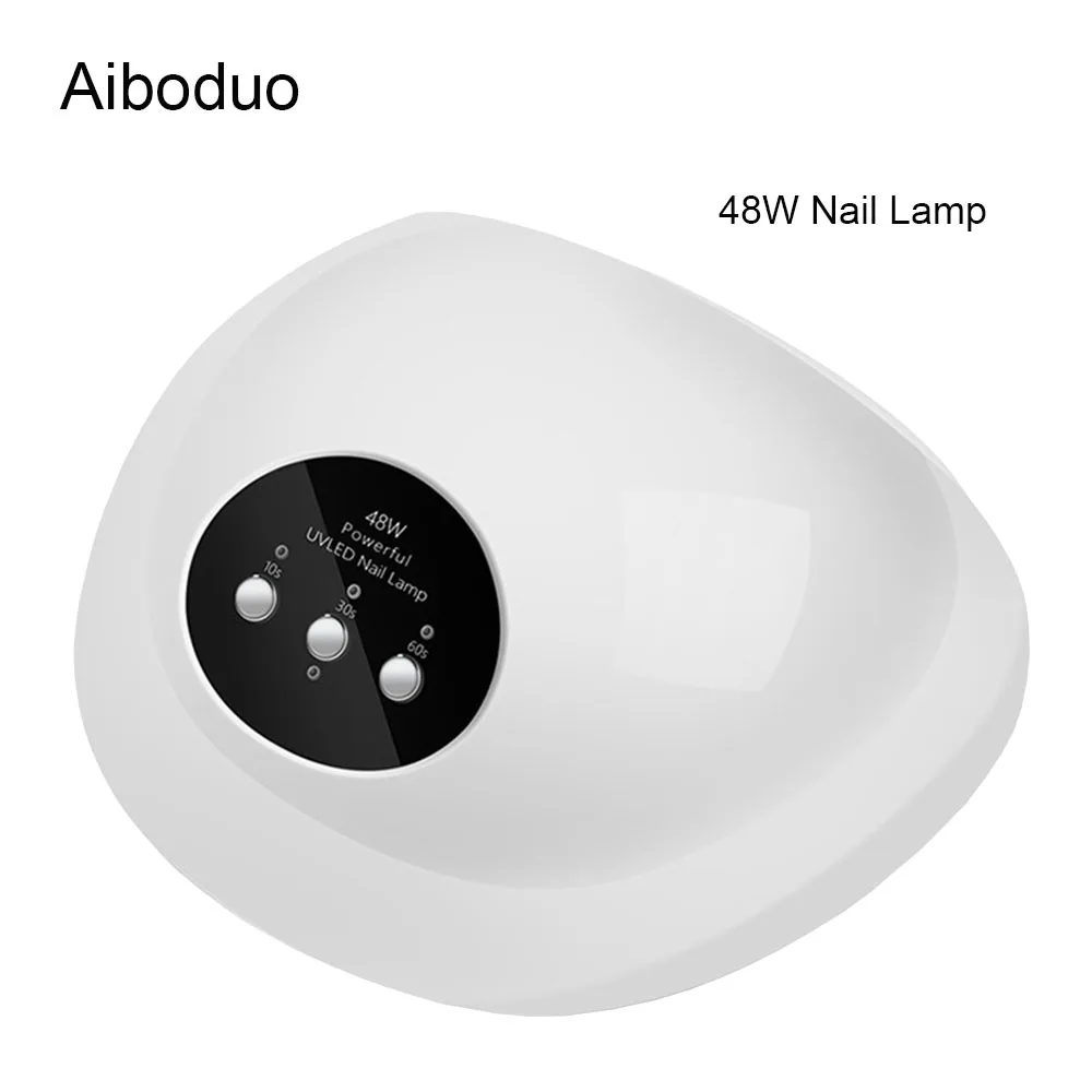 Aiboduo Сушилка для ногтей 48 Вт УФ светодиодный светильник гель лак отверждения