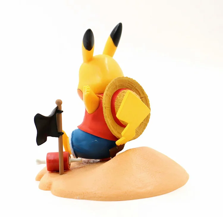 Takara Tomy Покемон Аниме Пикачу Косплей One Piece Луффи фигурки коллекционные игрушки 12
