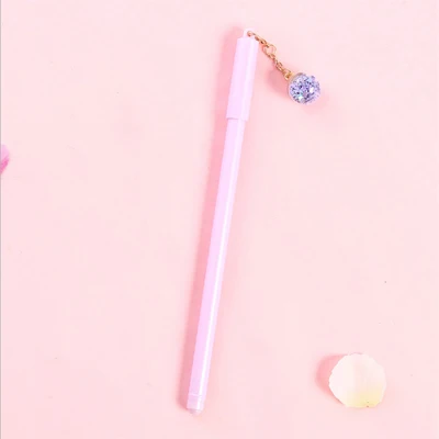 08 1 Pcs/Lot Pink Star pendant gel pen kawaii stationery writing pens canetas material escolar office school supplies - Цвет: 08