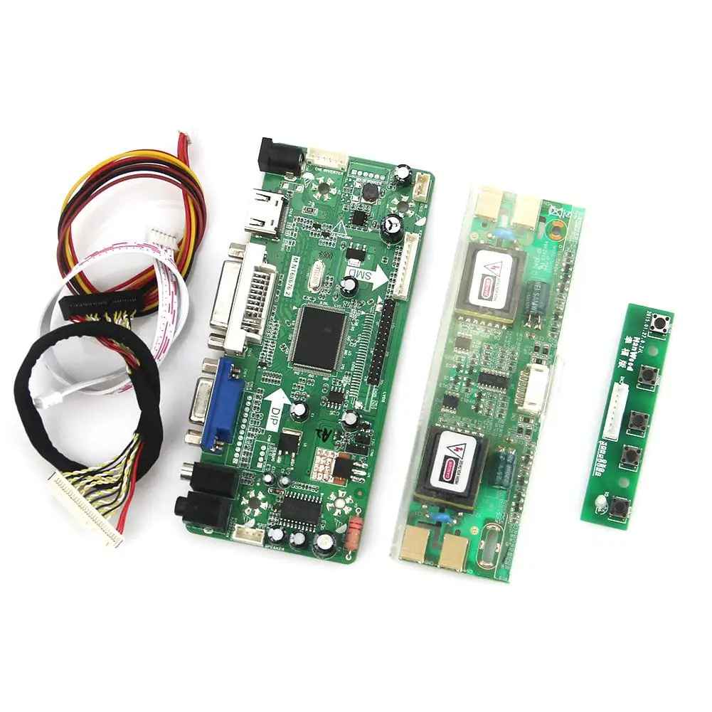 

M.NT68676 LCD/LED Controller Driver Board(HDMI+VGA+DVI+Audio) For M190EN01 LM190E08 LVDS Monitor Reuse Laptop 1280*1024
