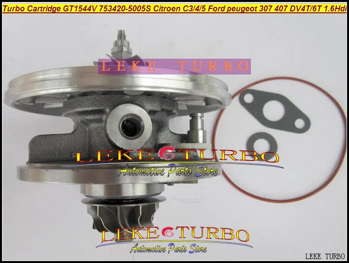 Турбокартридж core CHRA GT1544V 753420 750030 740821 для Peugeot BMW Mini Cooper D W16 Volvo C30 S40 V50 D4164T 1.6L|chra|chra turbo