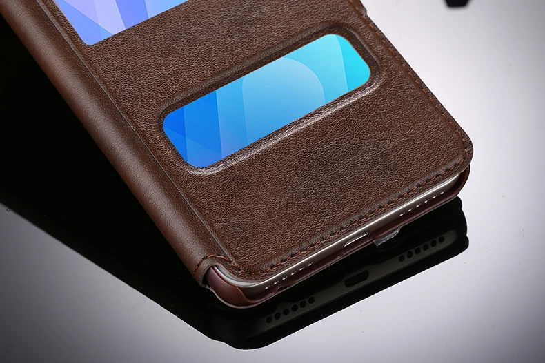 Чехол для Meizu m6 note, умный флип-чехол с подставкой, чехол s, высокое качество, из искусственной кожи чехол для Meizu m6 note, задняя крышка и Окно просмотра