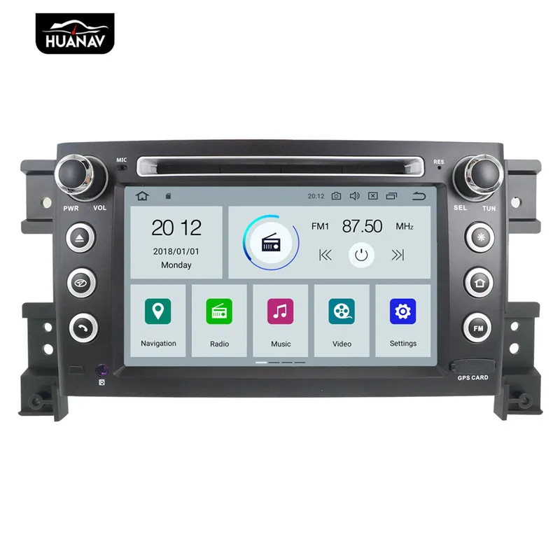 DVD-плеер DSP Android 9 0 с GPS-навигацией для Suzuki Grand Vitara 2005 ~ 2012 головное записывающее