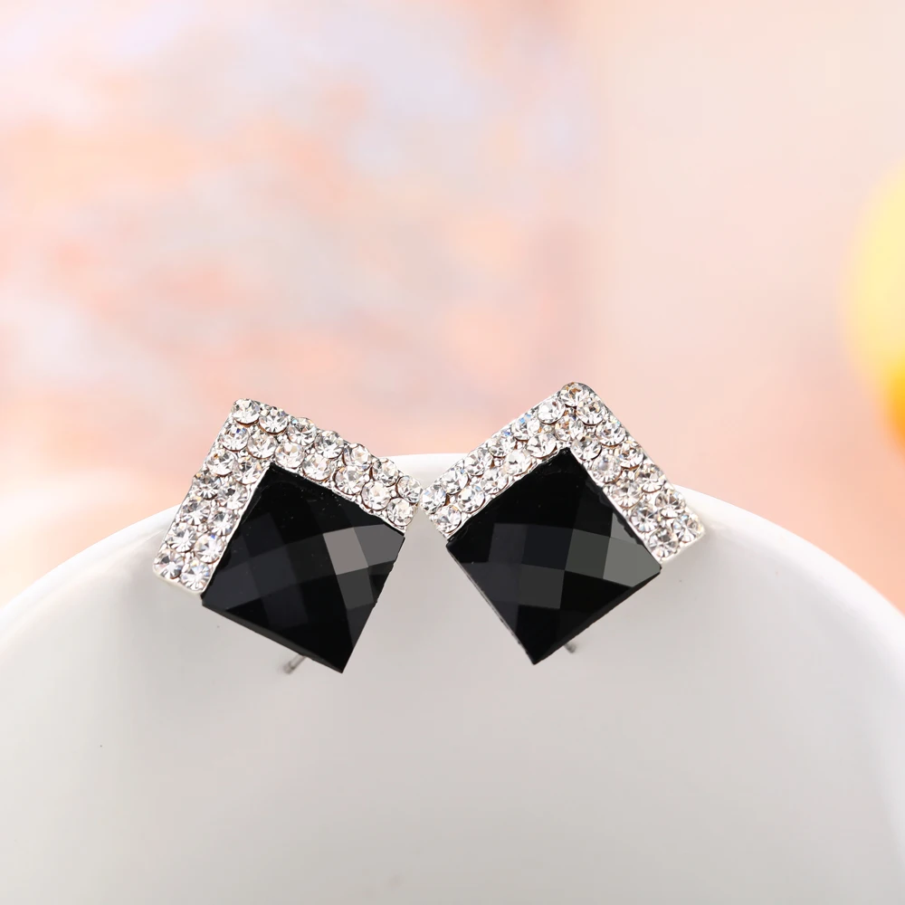 2021 Новый Boucle d'oreille модные Кристальные серьги-гвоздики для женщин Стильные