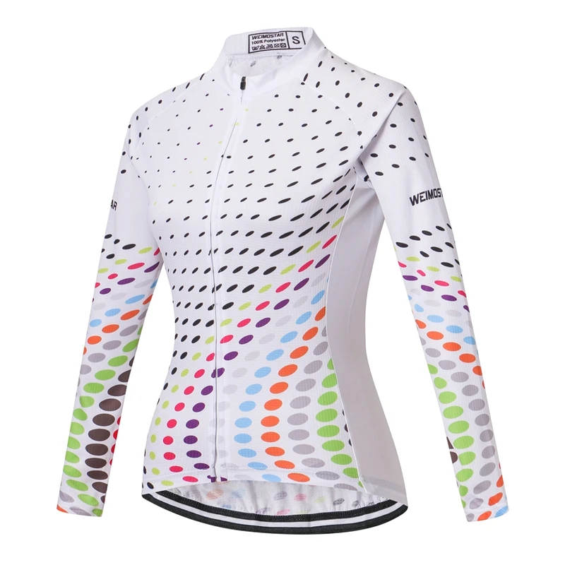 Женская трикотажная футболка WEIMOSTAR с длинным рукавом для велоспорта S XXXL|cycling jersey