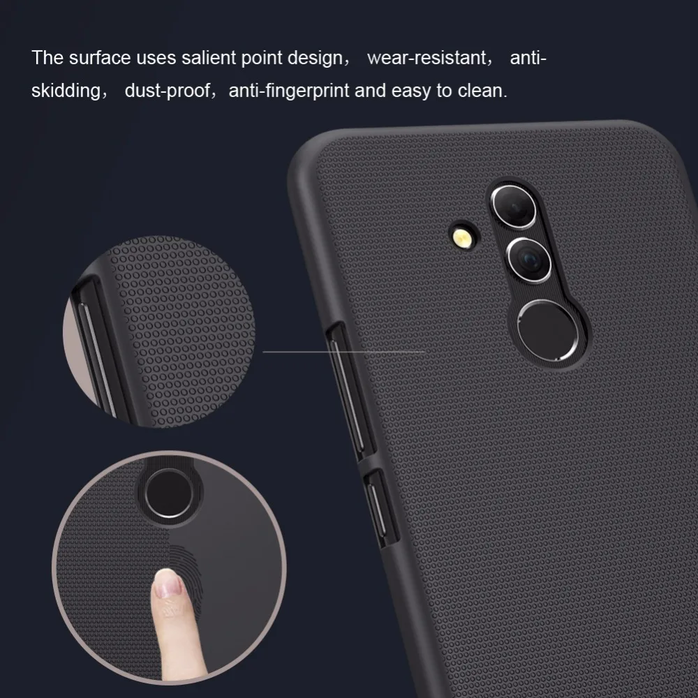 Чехол для Huawei Mate 20 Lite NILLKIN Матовый Жесткий чехол-накладка из поликарбоната