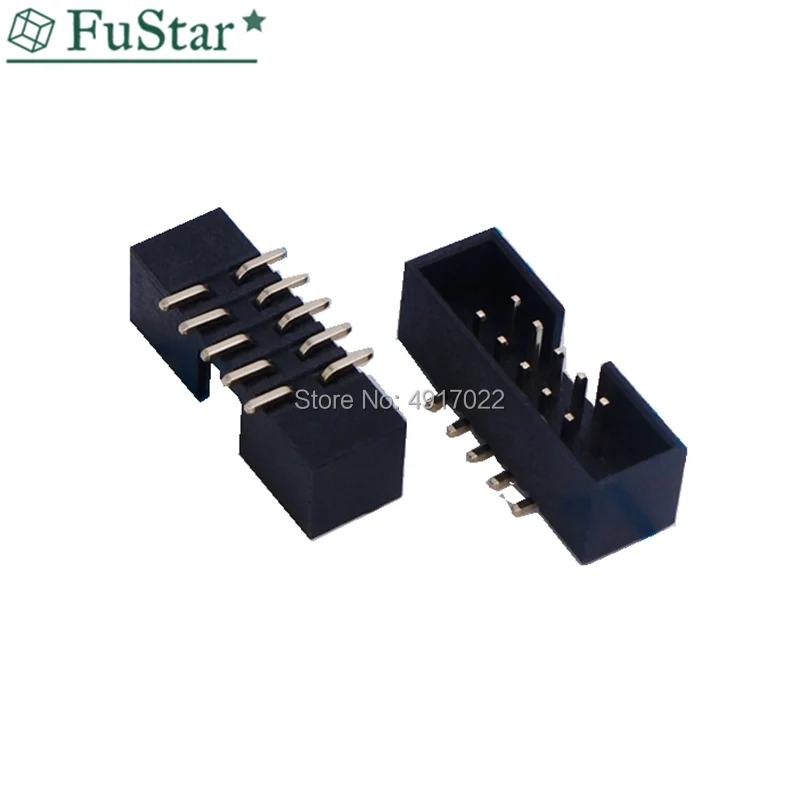 Прямая розетка SMT 10 PIN 2 54 мм разъем PCB двухрядный SMD 2x5PIN 2X5 P DC3 шт.|Соединители| |