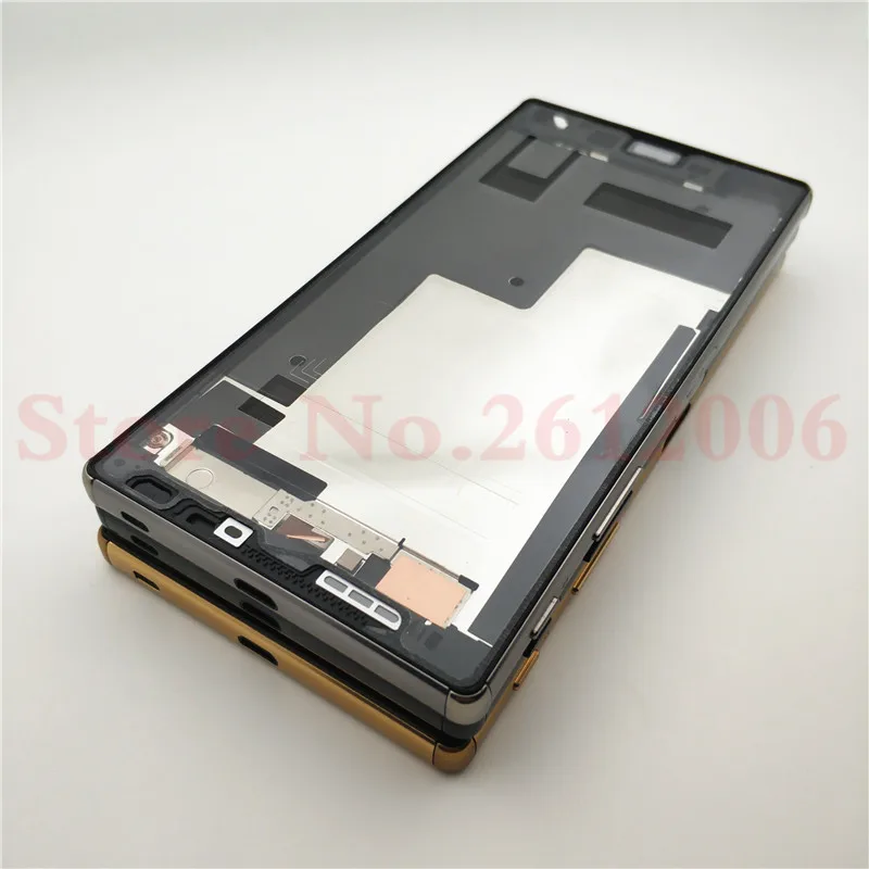 5,5 дюйма для sony Xperia Z5 premium Z5P E6853 E6833 E6883 рамка средняя рамка Корпус крышка Запасные части