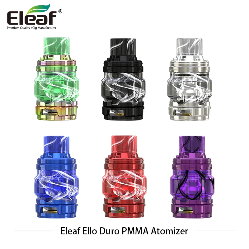 Оригинальный бак Eleaf ELLO Duro Pmma 2 мл/6 5 мл Ello Subohm с искусственной спиралью подходит