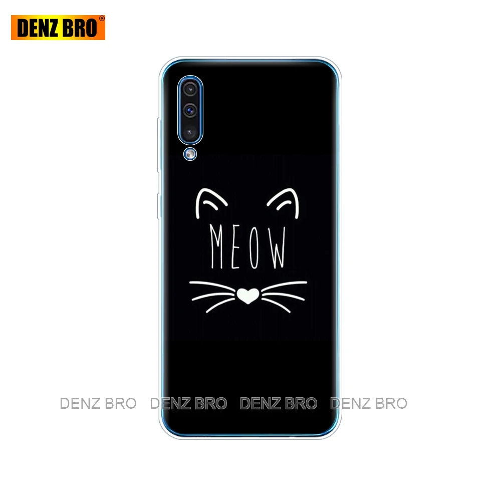 34694 Чехол-бампер для samsung Galaxy A50, силиконовая прозрачная задняя крышка, чехол для телефона samsung A50 A505 A505F SM-A505F, мягкий чехол 6,4 - Цвет: 34694