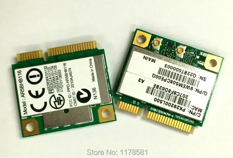 Новый бренд Atheros AR9832 AR5BHB116 беспроводной wifi N 802.11a/b/g/n Половина мини карта pci e для