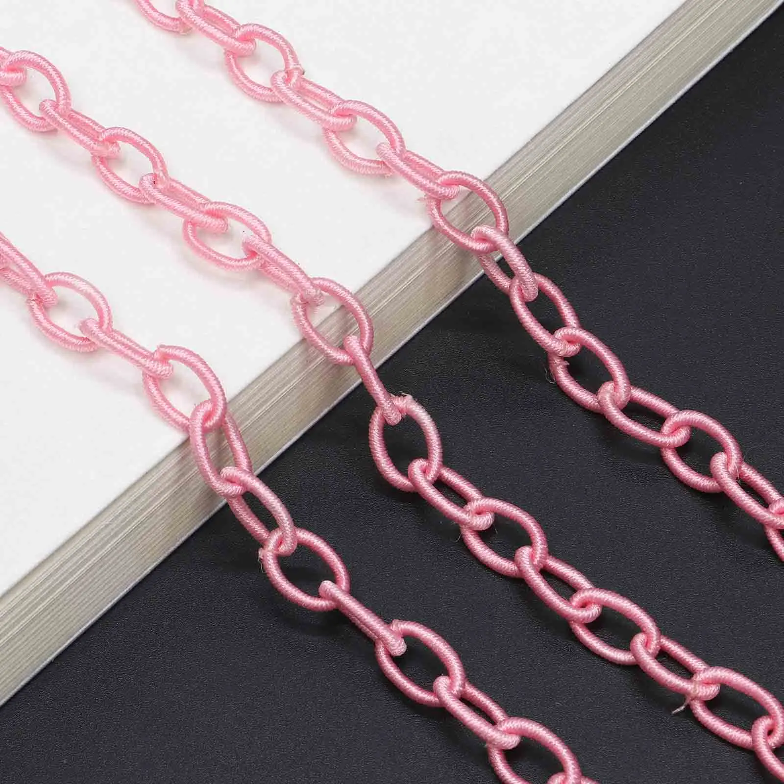 Pink Красочные студенческие очки держатель цепи шеи шнур ремень веревка спортивный ремешок шнур держатель для влюбленных глаз аксессуары - Цвет: Pink