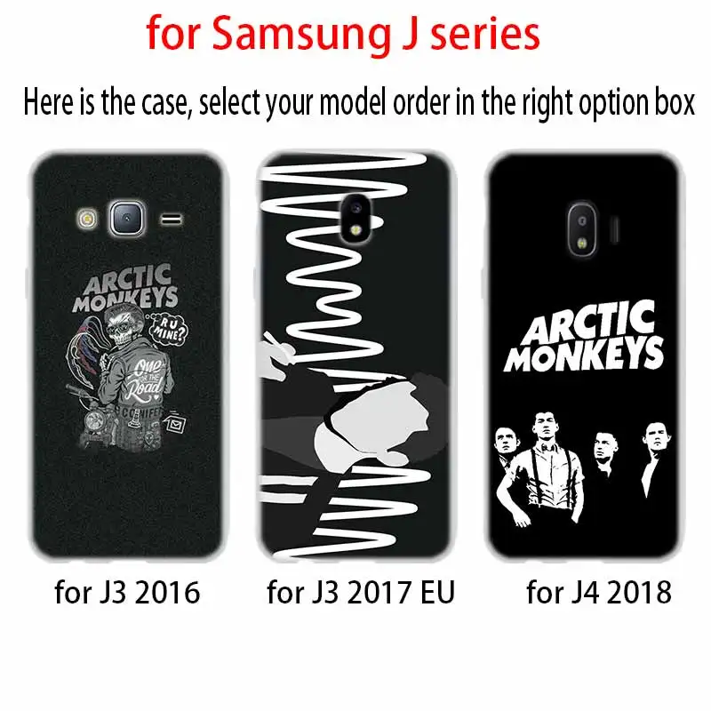 ARCTIC MONKEYS чехол из Великобритании TPU для Samsung Galaxy J6 J8 J3 J5 J7 J4 J2 J1 Plus 2018 2016 2017 EU Prime