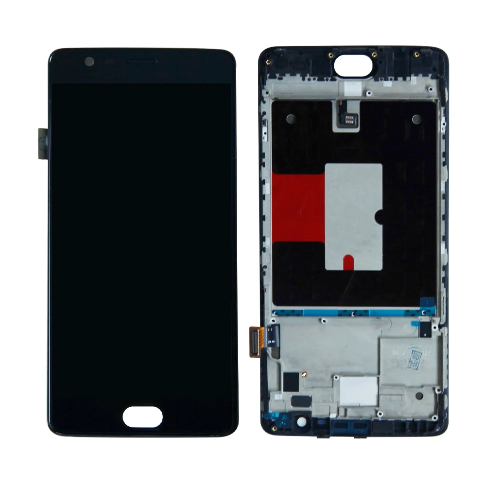 Для Oneplus A3010 3T ЖК дисплей Дисплей кодирующий преобразователь сенсорного экрана в