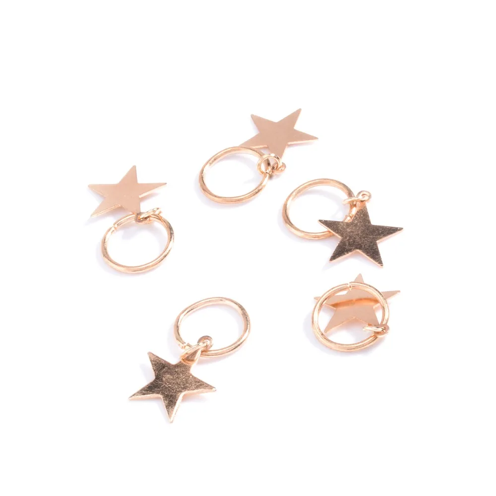 2016 Новая мода 5 шт./лот hairwear старинные золотые посеребренная star шпилька для волос