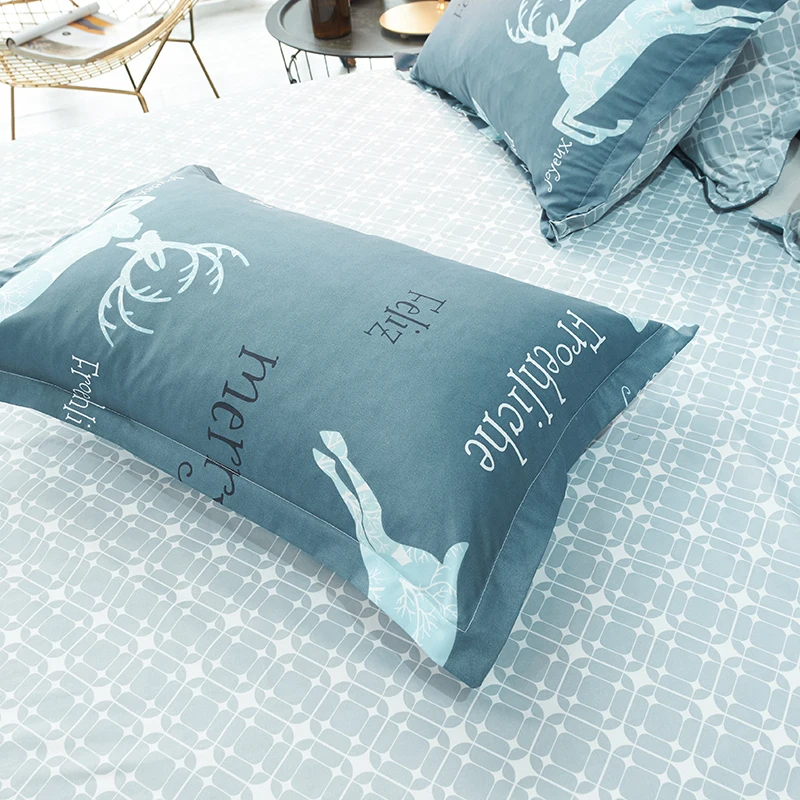 Постельное белье 2019 постельное с рождественским оленем домашнее Детский