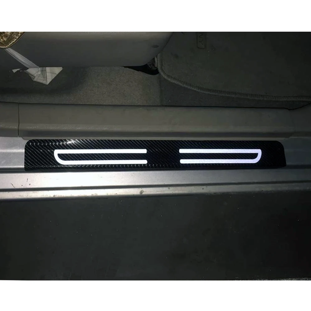 4D Светоотражающие пороги из углеродного волокна для mitsubishi Lancer EX Galant ASX Pajero Outlander