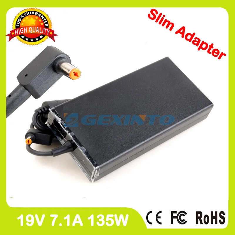 Тонкое 19V 7.1A зарядное устройство для ноутбука Acer Aspire V17 Nitro VN7 792 90 NKD57.C01 KP.13501.007