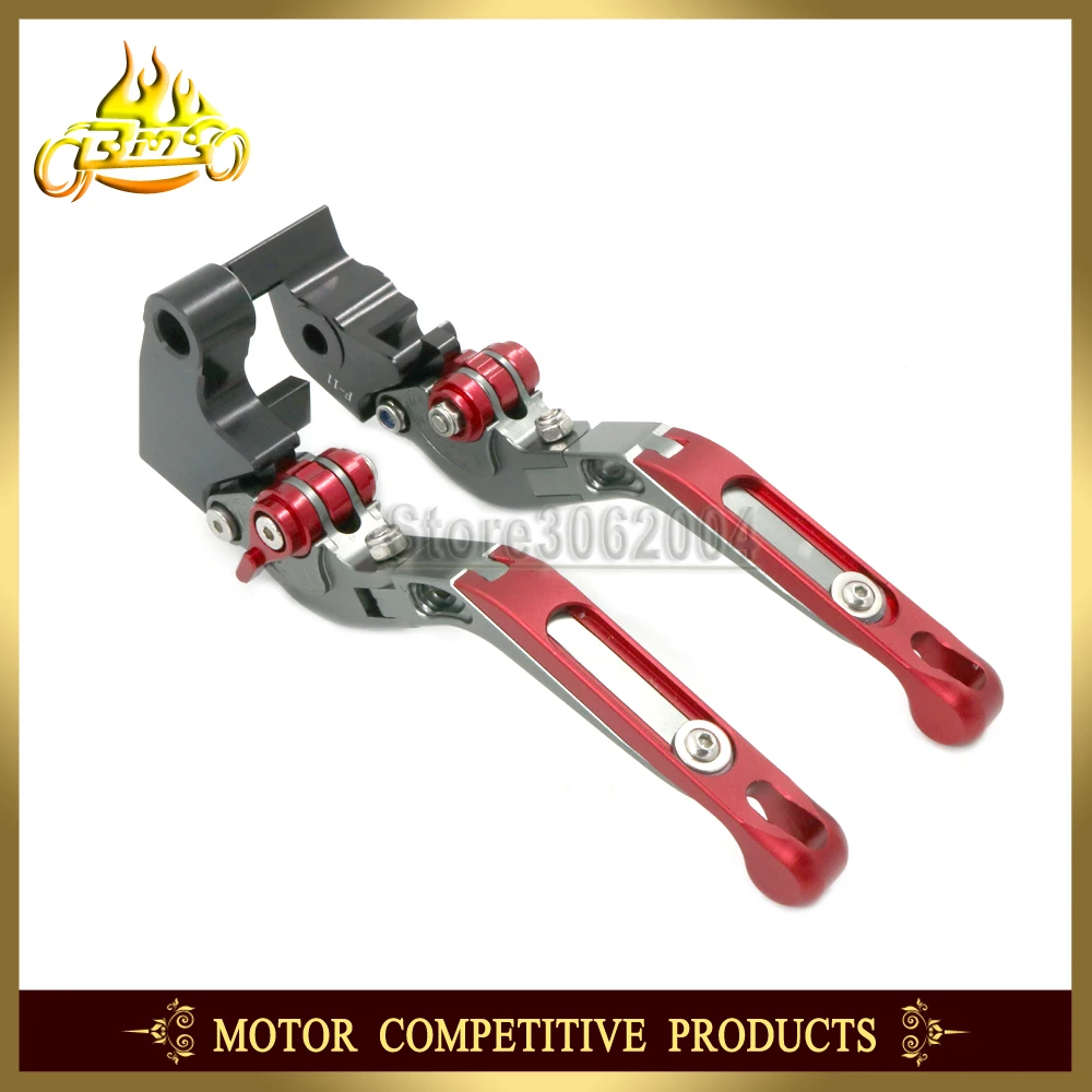 Складные Выдвижные регулируемые мотоциклетные тормоза рычаги сцепления для TRIUMPH