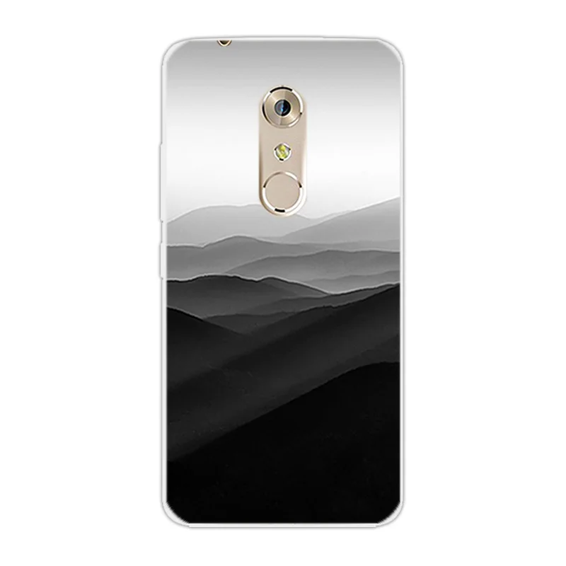 Для ZTE Axon 7 5 дюймов Sunrise задняя крышка Мягкий силиконовый чехол прозрачный TPU для