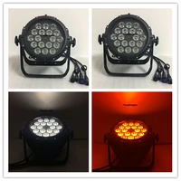 8 pieces cheap gbw waterproof par light 18x10w 4 in1 rgbw ip65 waterproof outdoor led par for building wall washer light
