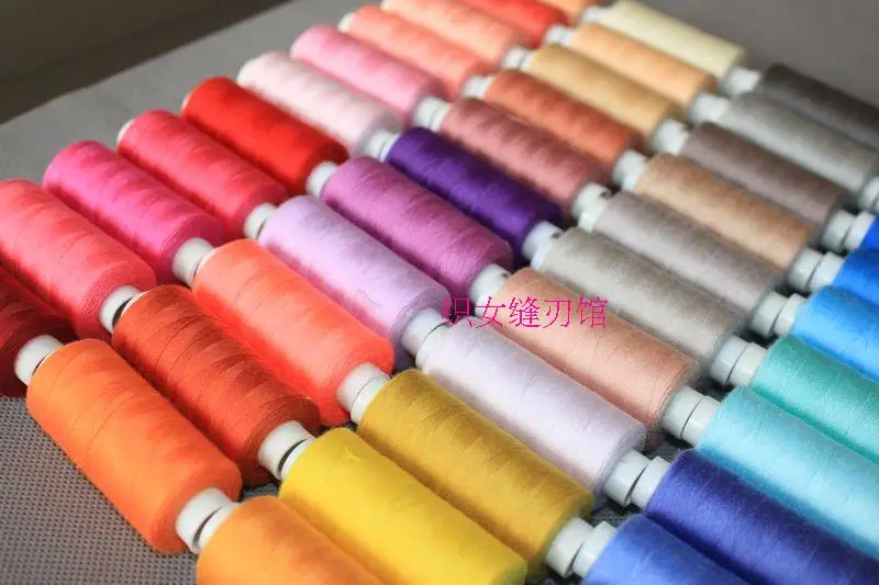 Швейная машина линия 402 полиэфирная швейная нить смешанных цветов Randon 10 шт./компл.