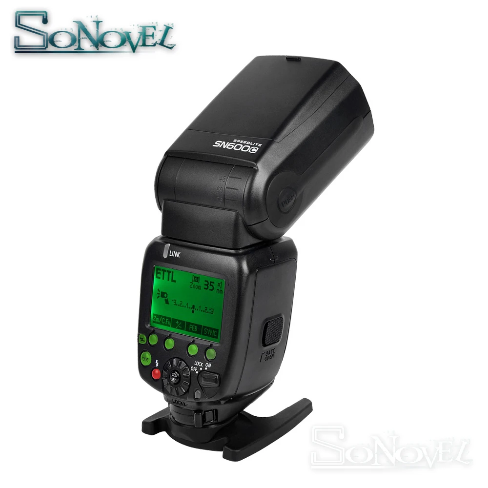 SHANNY SN600C HSS 1/8000S на камере TTL GN60 Вспышка Speedlite для Canon EOS R 850D 800D 760D D750D 200D 80D 77D 7D