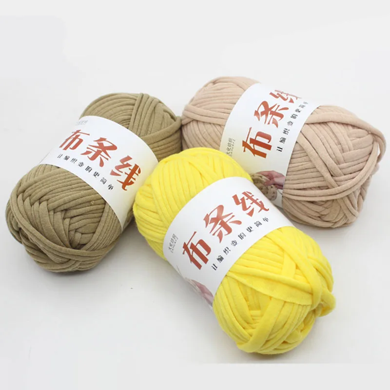 100 г/шар плотная ткань лента из 100% полиэстера ручная вязка крючком сделай сам