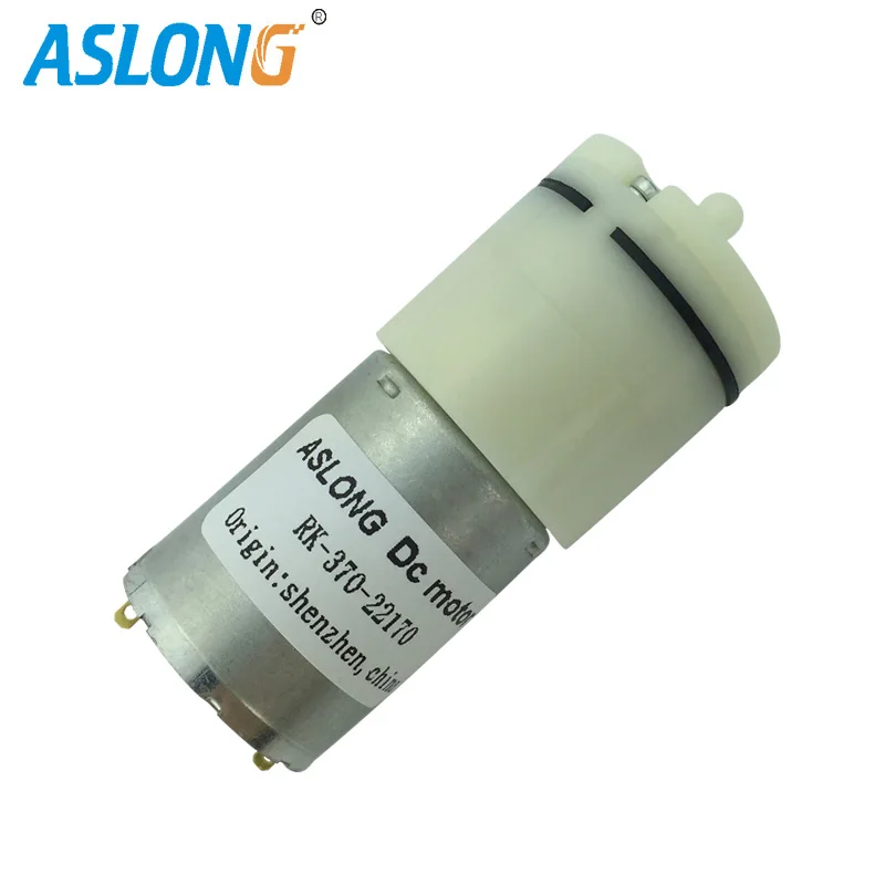 DC маленький воздушный насос для кислородный поток 1to 2.2lpm 60kpa 50mmhg 6v 370 dc мини