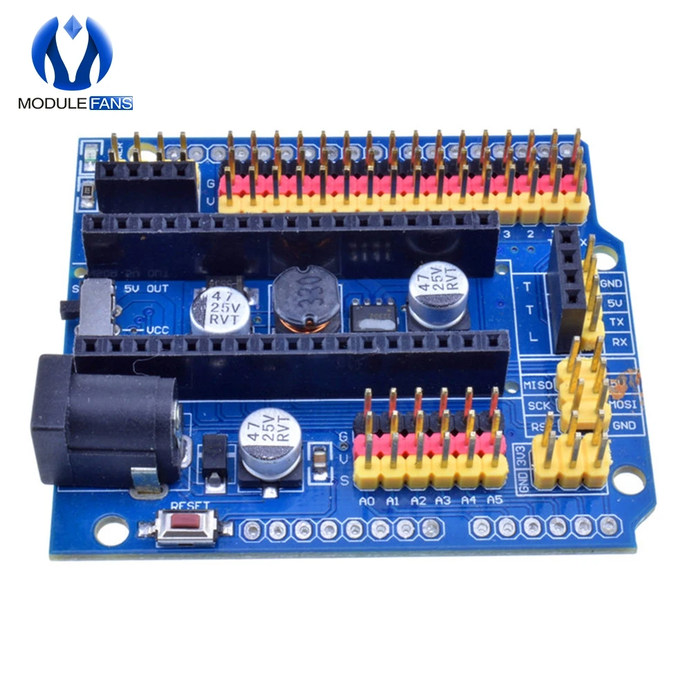 Модуль расширения для Arduino Nano v3.0 3 0 I/O IO модуль защиты микродатчика Uno R3 Leonardo one|uno
