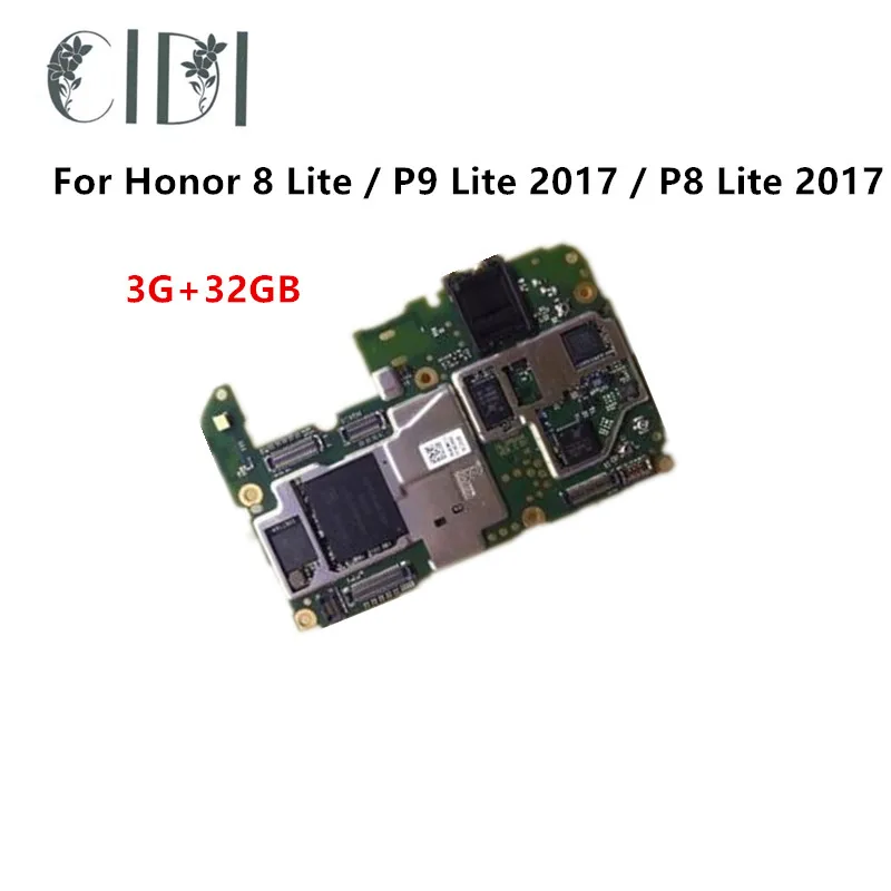 CIDI используется разблокированный для HUAWEI Honor 8 Lite / P9 2017 P8 3 ГБ + 32 материнская плата