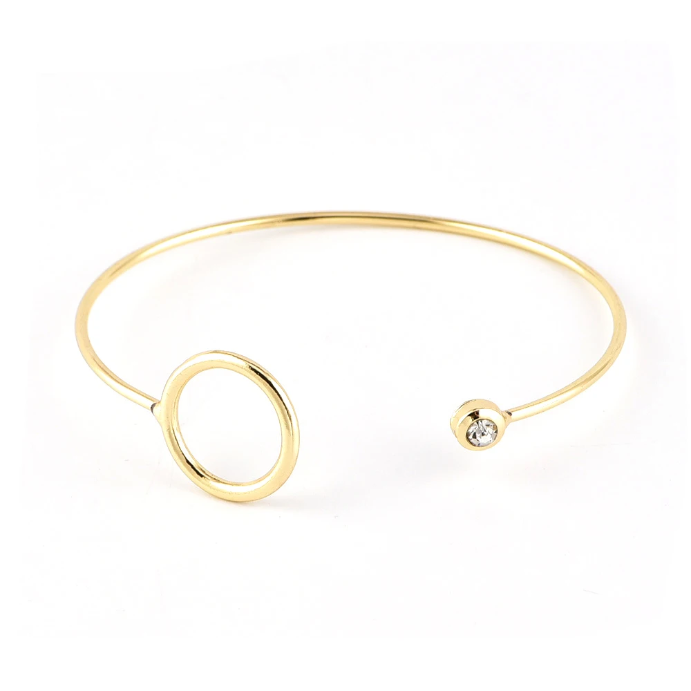 4 шт./компл. женский браслет модные геометрические золотистые браслеты с Луной