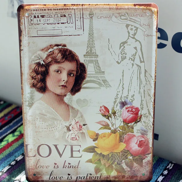 50 шт./лот металлический знак потертый шик новый список праздничный Декор