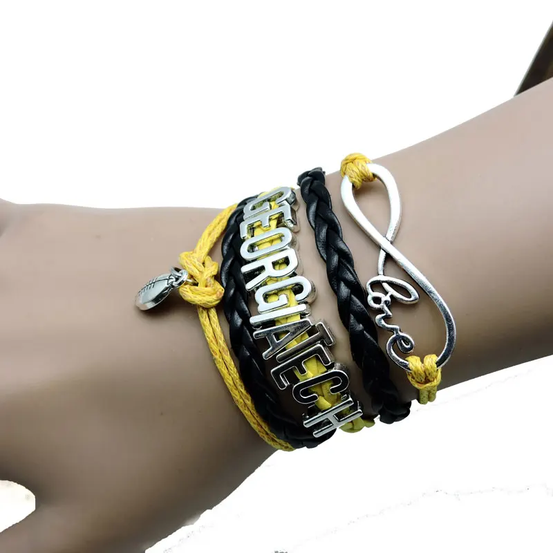 Спортивные слоистых браслет Dallas-мавс Баскетбол Регби Бейсбол Вентиляторы 11