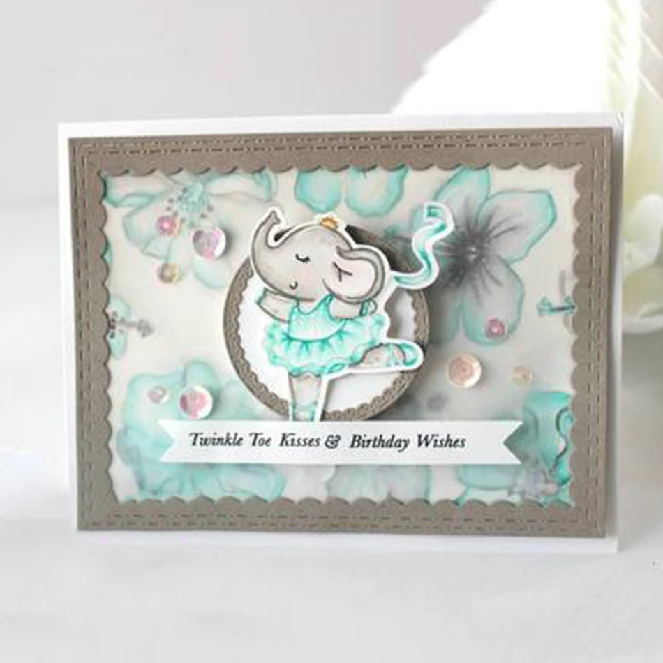 GJCrafts Inside Scalloped прямоугольные художественные штампы металлическая пресс-форма Скрапбукинг новые резные изделия альбом «сделай сам» карточное украшение