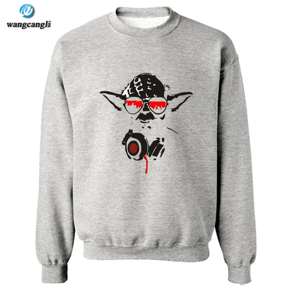 2018 High Quality fashion balck Star Wars print Sweatshirt Man Hip Hop 2017 New Men's Wear with Hoodies Brand plus size XXS-4xl | Мужская