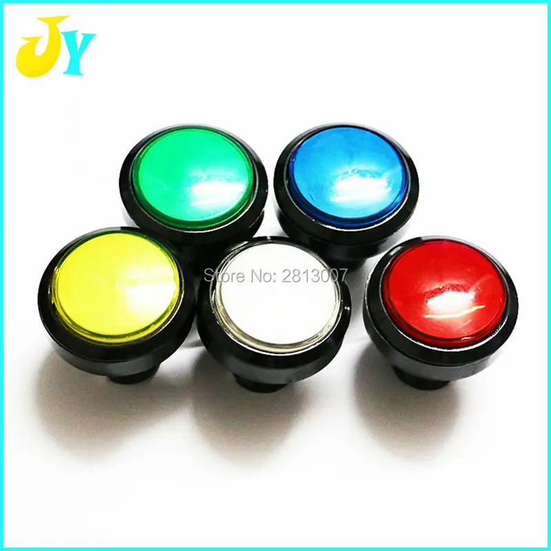 10 шт. 46 мм круглые с подсветкой кнопочные аркадные переключатели видео игры плеер