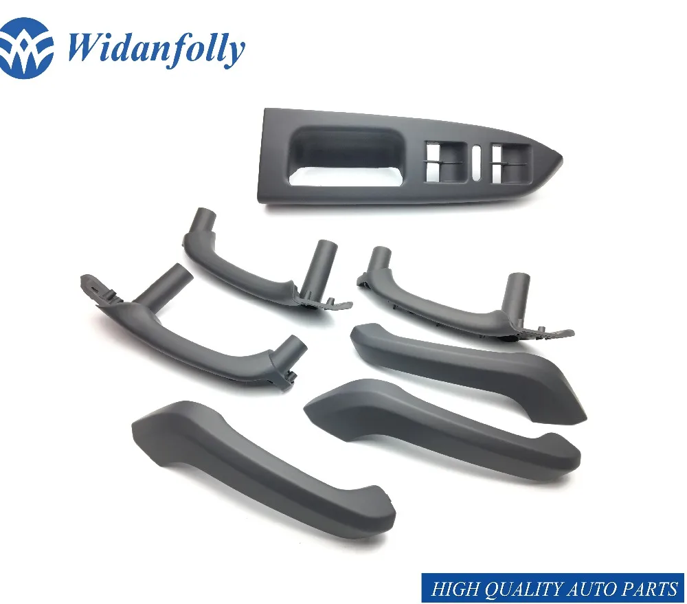 Widanfolly 7 шт. комплект темно-серый внутренняя дверная ручка Накладка для touran Caddy 2003- 1T1867371H 1T1 867 371 H 1T0867171C 1T0867172C