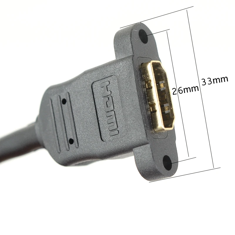 HDMI Женский к Кабель адаптер удлинитель 1080P 3D женскому удлинителю с винтовым