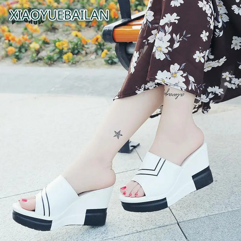 Новинка 2017 года женские шлепанцы летняя модная одежда универсальные пикантные