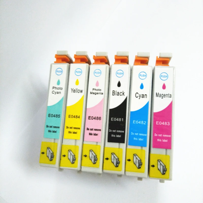 

Vilaxh t0481-t0486 e0481 compatible ink cartridge For EPSON Stylus Photo R200 R300 R340 R300 R300M R320 RX500 RX600 RX620 RX640
